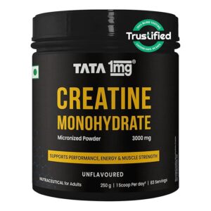 Tata 1mg Micronized Creatine Monohydrate Review 2026 – Simple, Pure, and Effective for Strength Training